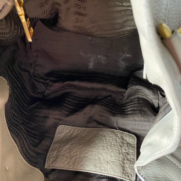 PRADA VITELLO DAINO SATCHEL BAG - Picture 6 of 16